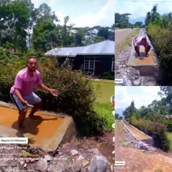 Viral Saluran Drainase Mampet